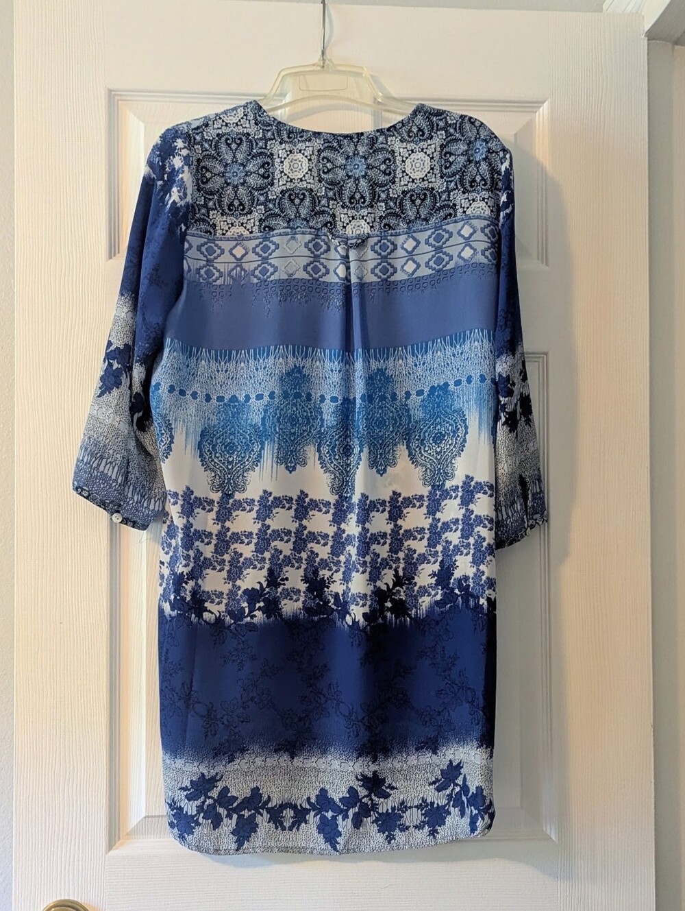 Blue PatternedTunic - Picture 2 of 7